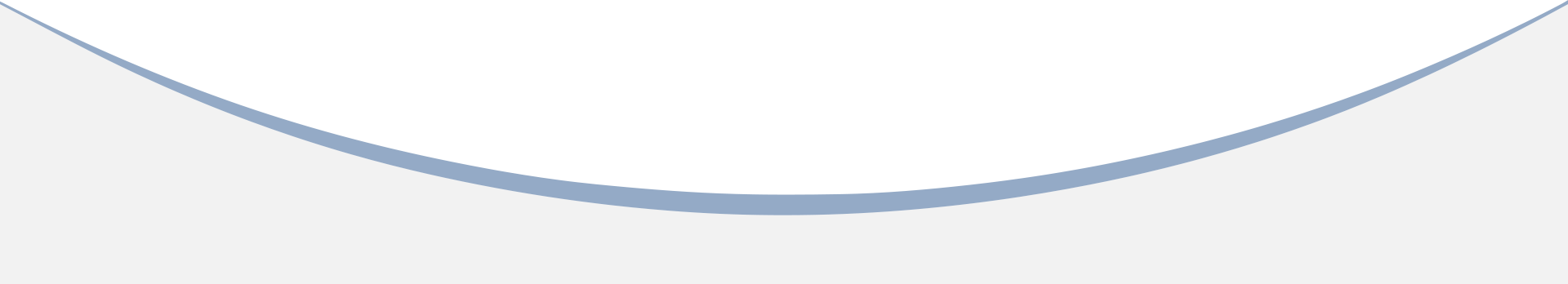 Semi-circular black graphic on a white background with a thin blue outline along the curved edge.